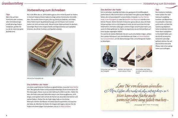 Kreativ-Set Die Kunst des Zeichnens Kalligraphie