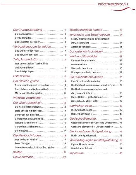 Kreativ-Set Die Kunst des Zeichnens Kalligraphie