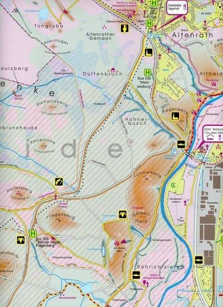 Wahner Heide Karte 1 : 12.500