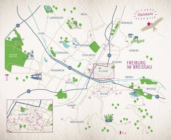 Glücksorte in Freiburg