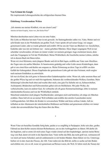 Mein Leben ist (k)ein Märchen