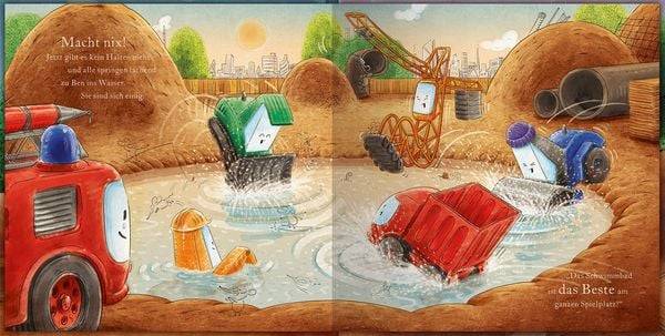 Ein neuer Freund für Bagger Ben - Eine lustige Geschichte aus dem Baustellen-Kindergarten