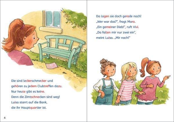 Leselöwen Lesetraining 2. Klasse - Ein Fall für die Mädchenbande