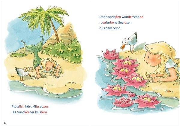 Leselöwen Lesetraining 1. Klasse - Das Geheimnis des Meermädchens