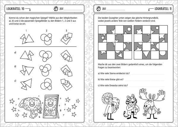 Der große Logiktest für Kinder - Stell dein Hirn auf die Probe!