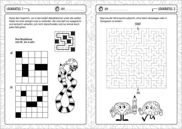 Der große Logiktest für Kinder - Stell dein Hirn auf die Probe!