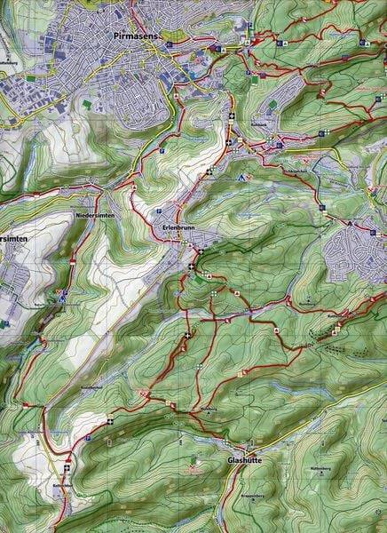Pfälzerwald 7. Blatt 40-544, 1 : 25 000