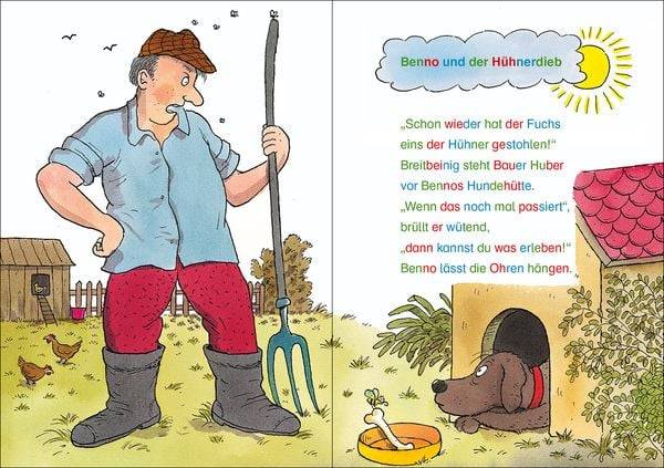 Silbengeschichten zum Lesenlernen - Hundegeschichten