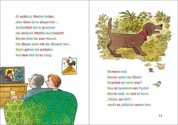 Silbengeschichten zum Lesenlernen - Hundegeschichten