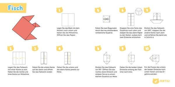 333 Origami – Kawaii Kitten – Niedliche Papiere falten für Katzen-Fans