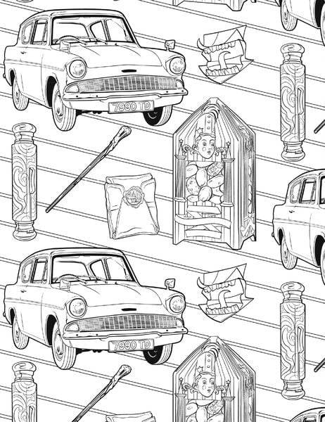 Aus den Filmen zu Harry Potter: Das offizielle Malbuch: Gryffindor