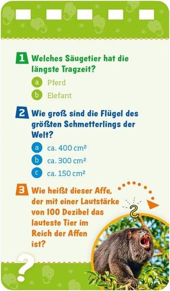 WAS IST WAS Quiz Rekorde der Tierwelt