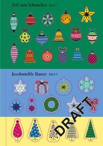 Meine glitzernde Stickerwelt: Bald ist Weihnachten