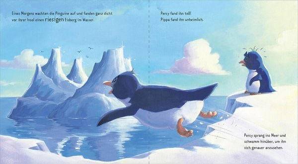 Trau dich, kleiner Pinguin!