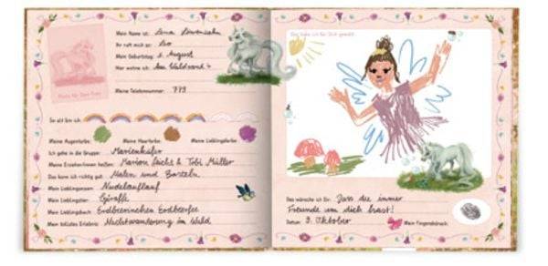 Kleines Einhorn Funkelstern. Meine Kindergarten-Freunde