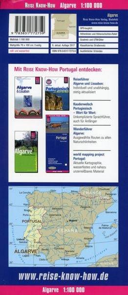 Reise Know-How Landkarte Algarve (1:100.000)