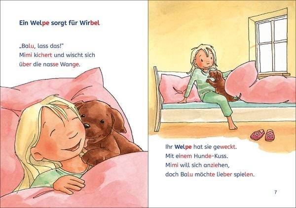 Leselöwen 1. Klasse - Zwei Freundinnen und ein neugieriger Welpe