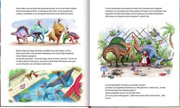 Dinosaurier auf dem Bauernhof