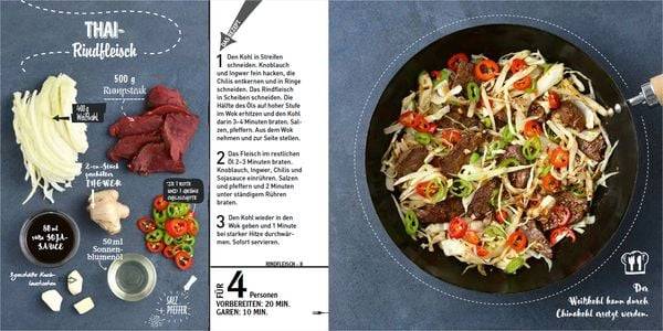 Wok - Die besten Rezepte. Schnell, einfach, lecker. 31 traditionelle und neue Rezepte. Ideal für Einsteiger