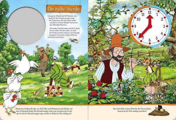 Pettersson und Findus: Mein erstes Uhrenbuch