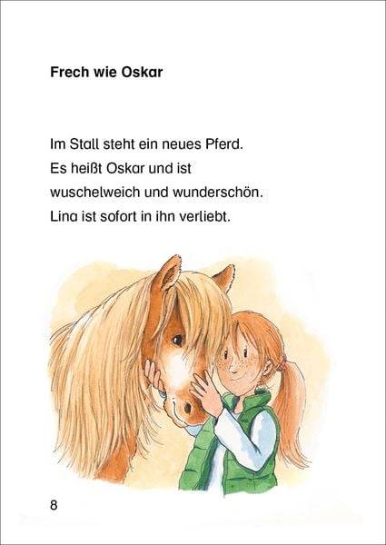 Leselöwen 1. Klasse - Das neue Pferd in der Reitschule