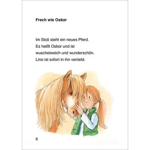 Leselöwen 1. Klasse - Das neue Pferd in der Reitschule Leselöwen 1. Klasse - Das neue Pferd in der Reitschule