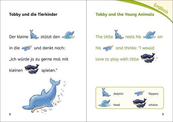 Bildermaus - Mit Bildern Englisch lernen - Delfingeschichten - Dolphin Stories