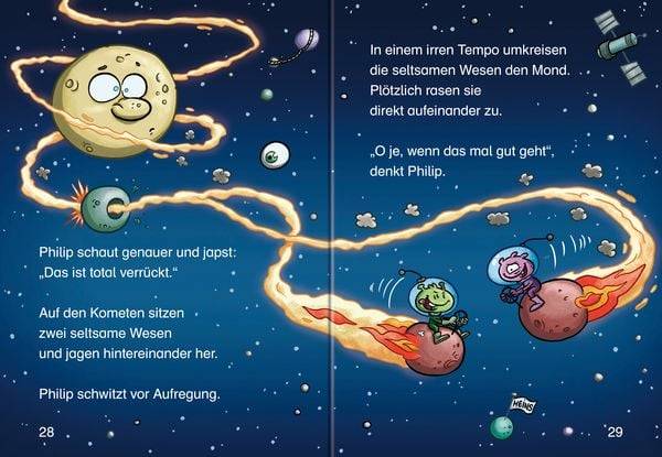 Leserabe - 1. Lesestufe: Weltraumgeschichten