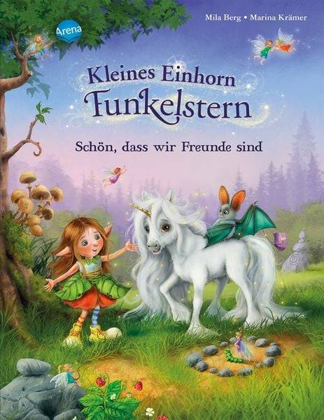 Kleines Einhorn Funkelstern. Schön, dass wir Freunde sind