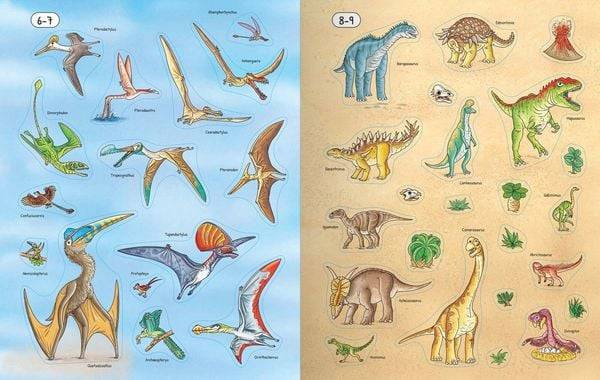 Meine große bunte Stickerwelt - Dinosaurier