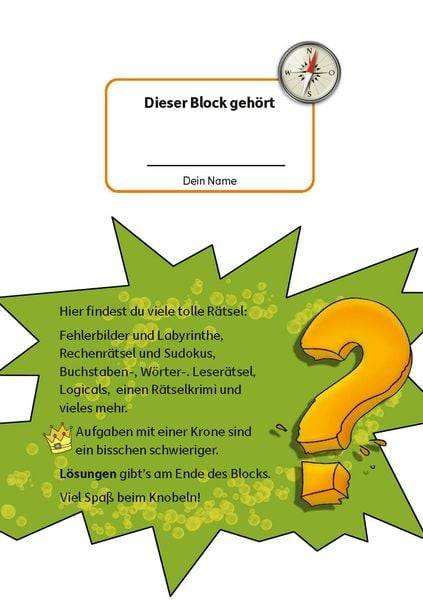 Rätselblock ab 11 Jahre