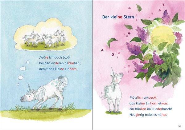 Leselöwen Lesetraining 1. Klasse - Ein Stern für das kleine Einhorn