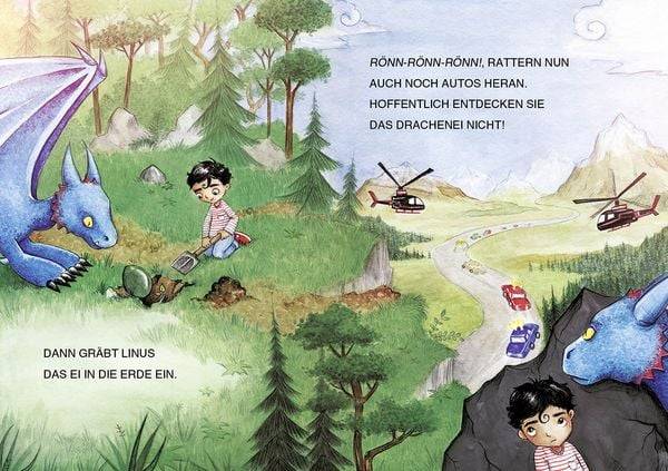 Leselöwen 1. Klasse - Das geheimnisvolle Drachenei (Großbuchstabenausgabe)