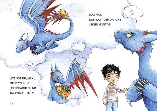 Leselöwen 1. Klasse - Das geheimnisvolle Drachenei (Großbuchstabenausgabe)