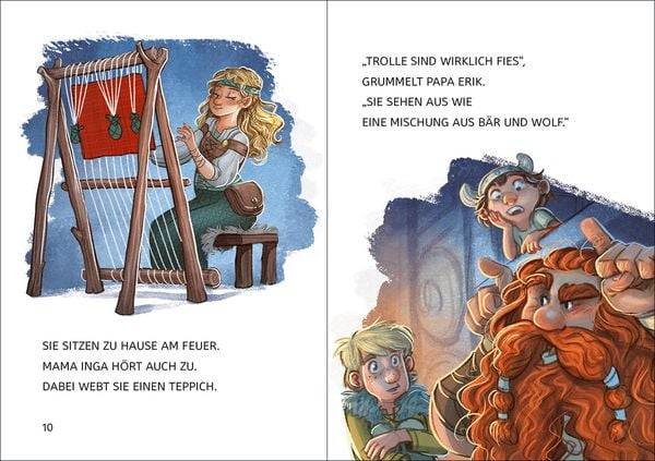 Leselöwen 1. Klasse - Der mutigste Wikinger der Welt (Großbuchstabenausgabe)