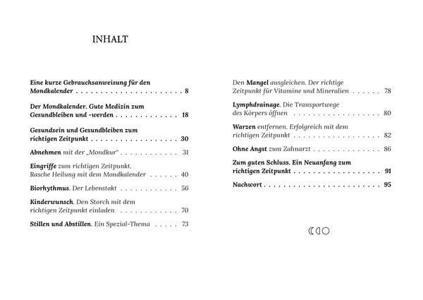 Gesund mit der Kraft des Mondes