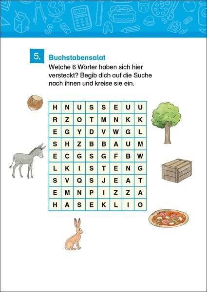 66 Kreuzworträtsel für Leseprofis - 2. Klasse (Rot)