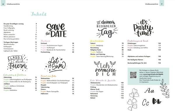 Die große Handlettering-Bibliothek - Inspiration & Vorlagen für jede Gelegenheit