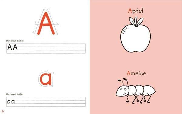 Mein kunterbuntes Buch der Buchstaben und Zahlen. Spielerisch das Alphabet und die Zahlen von 1 bis 20 lernen. Für Vorschulkinder ab 5 Jahren