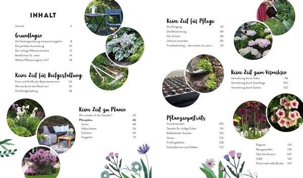 Keine Zeit zu gärtnern – Blumenparadies mit wenig Aufwand
