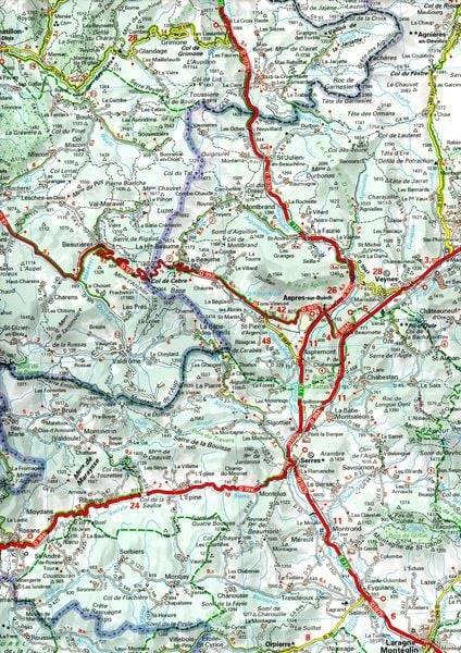 Michelin Französische Alpen Süd