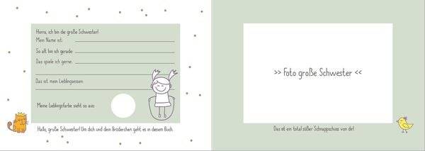 Geschwisterbuch: Endlich große Schwester