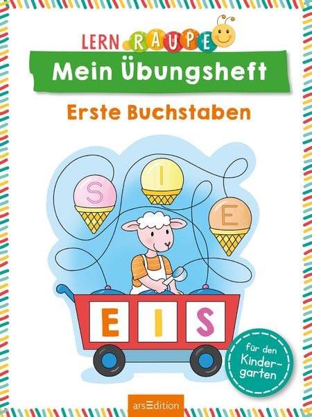 Lernraupe – Mein Übungsheft – Erste Buchstaben