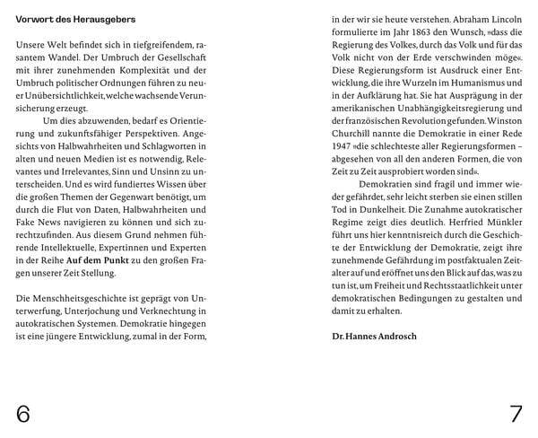 Die Zukunft der Demokratie