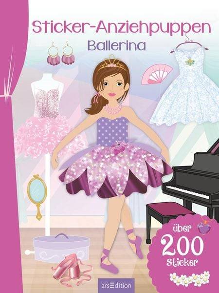 Sticker-Anziehpuppen – Ballerina
