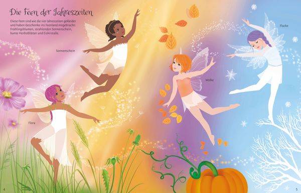 Mein Anziehpuppen-Stickerbuch: Feen-Ballett
