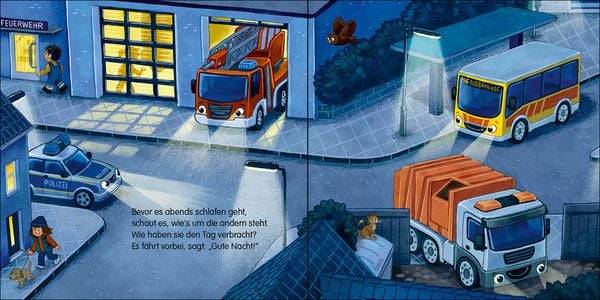 Gute Nacht, kleines Polizeiauto!