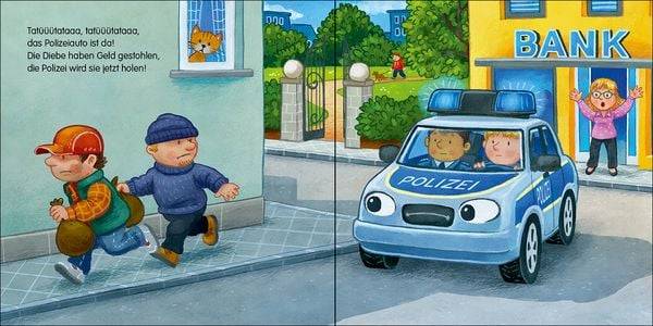 Gute Nacht, kleines Polizeiauto!