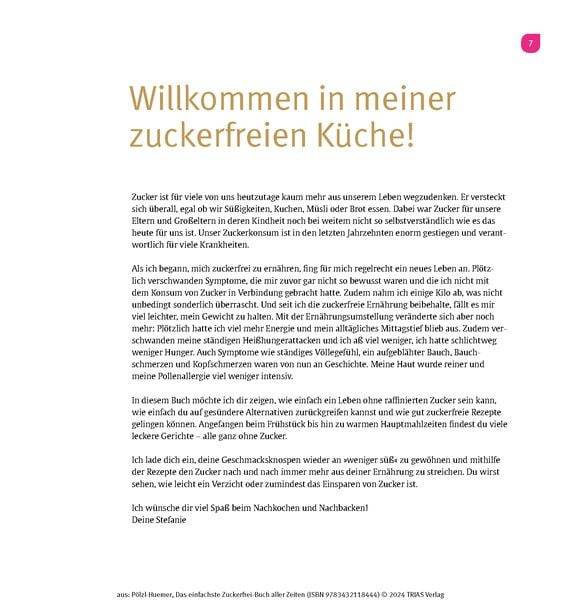 Das einfachste Zuckerfrei-Buch aller Zeiten