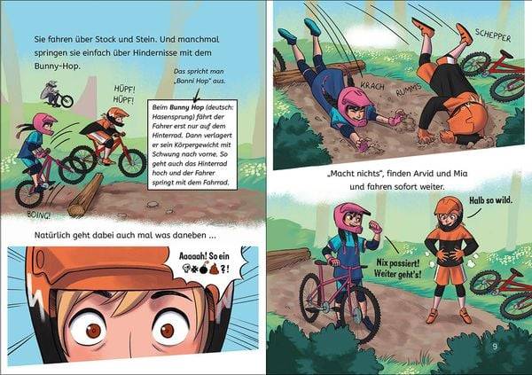 Leselöwen 3. Klasse - Aufregung im Bike-Park